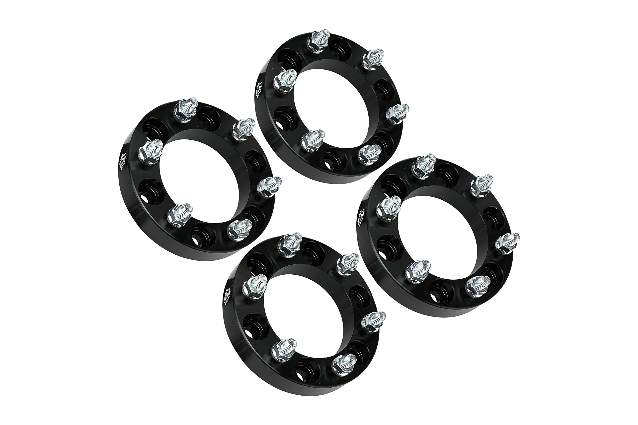 Wheel Spacer Set of 4-6 Lug 1 inch Thick 25mm Lug Centric Hub Adapter 6x5.5 - Compatible with Toyota Vehicles - 1996-2018 4Runner, 01-07 Sequoia, 2001-18 Tacoma, Tundra, FJ Cruiser - 6x139.7mm