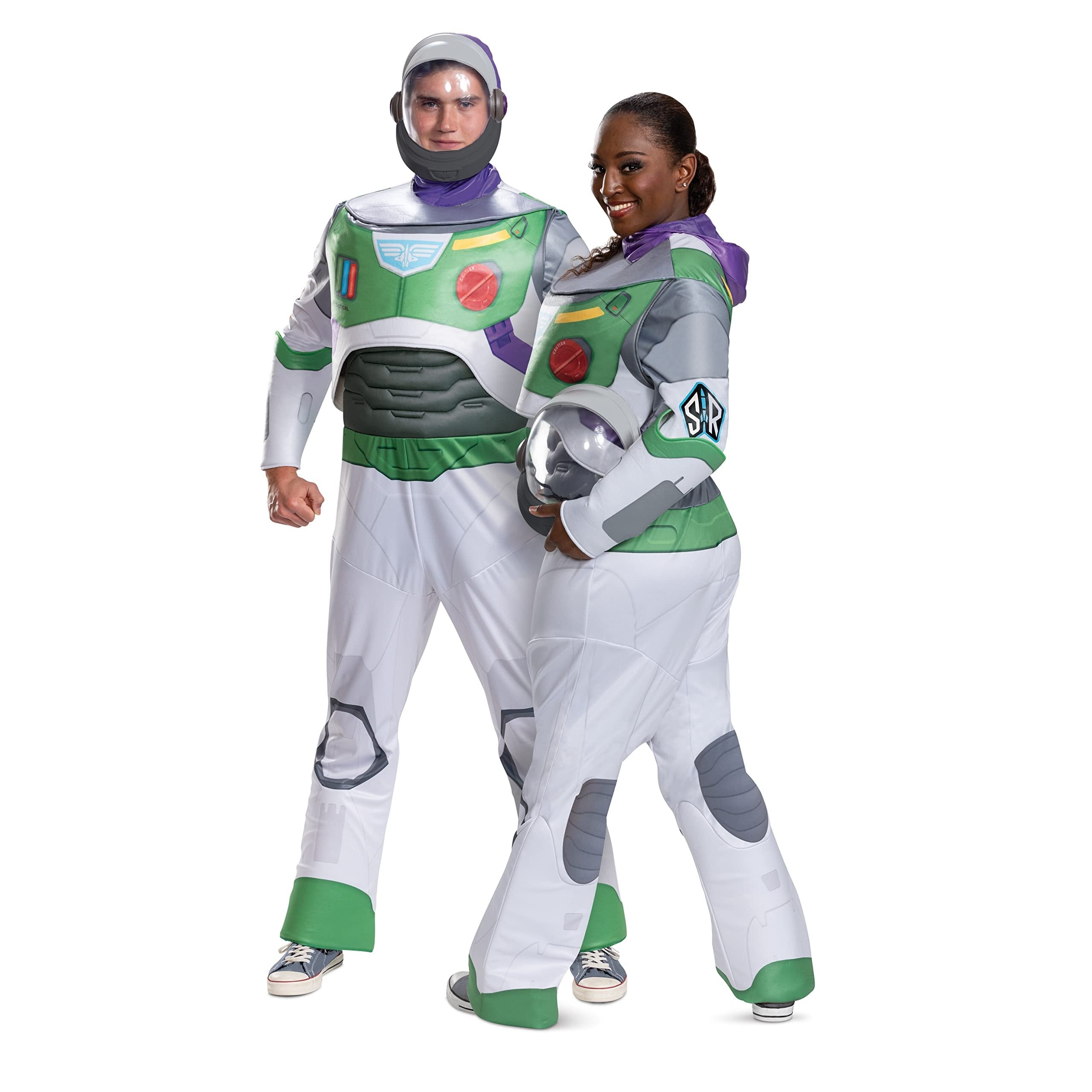 Disguise mens Disney Pixar Lightyear Buzz Space Ranger Costume, Official Disney Lightyear Outfit Adult Sized Costumes, As Shown, Men s Size Medium 38-40 US