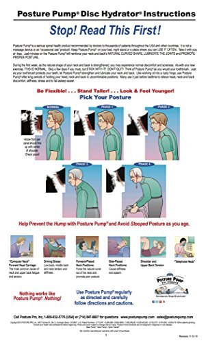 POSTURE PUMP Relief for Low Back Pain Elliptical Back Rocker? DISC HYDRATOR (Model 2000)