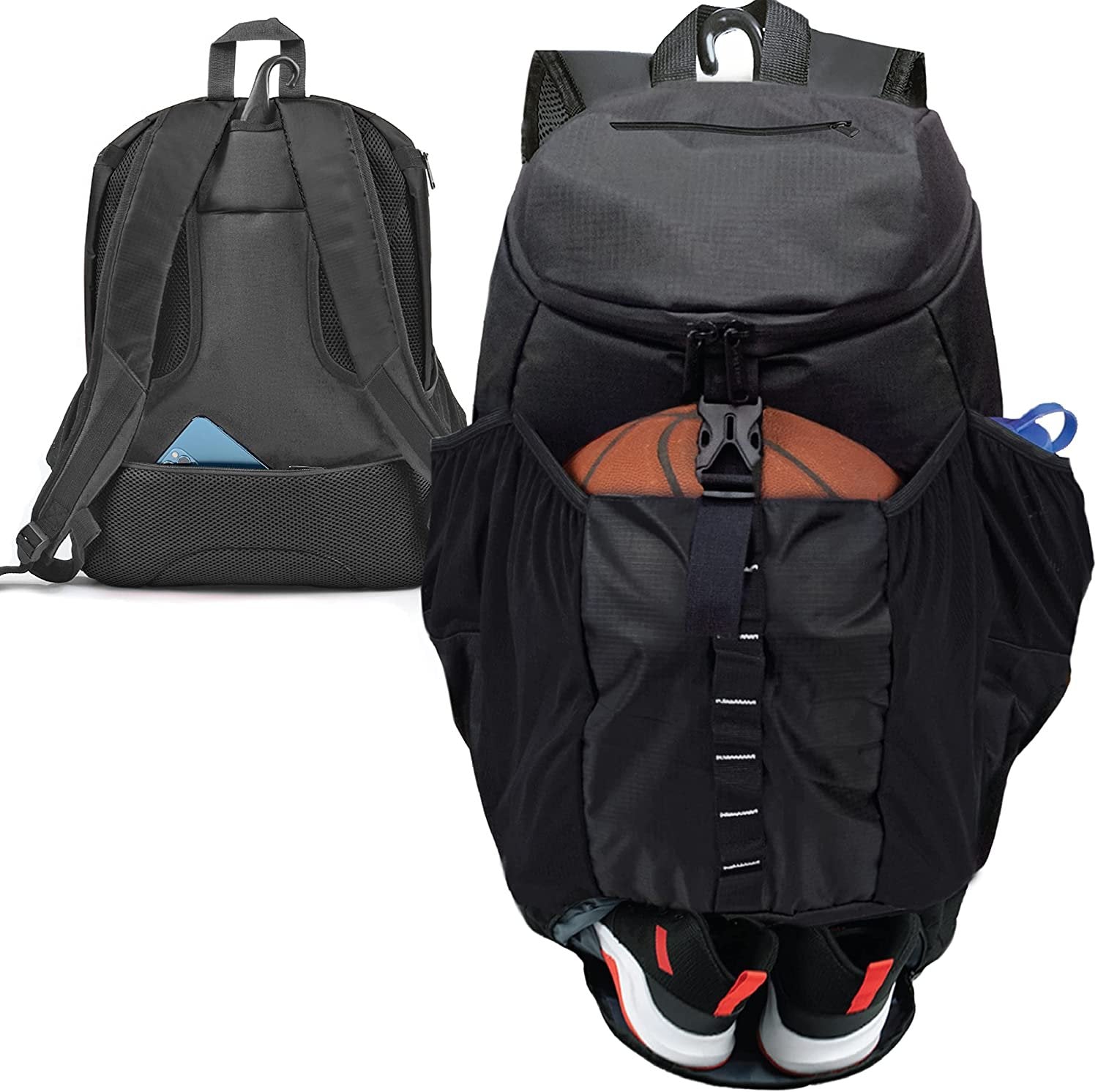 Large Black Athletico Basketball Bag Backpack for Men Women Youth - Volleyball & Soccer - Free Shipping & Returns