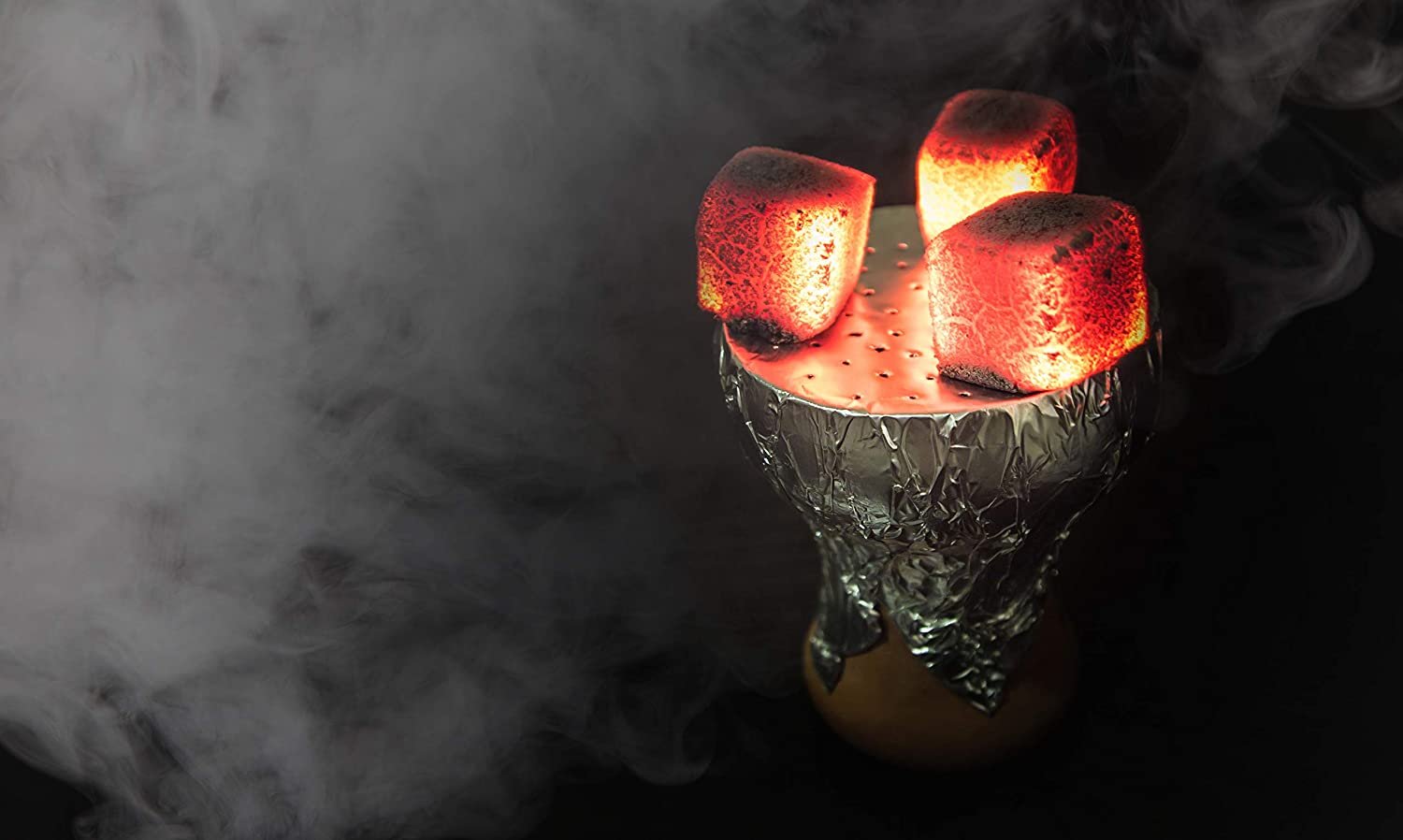 XL Pack 84 Coconut Charcoal Hookah Coals - 1.2 KG White Value Pack Size - 100% Natural - 25mm Cubes - Free Shipping