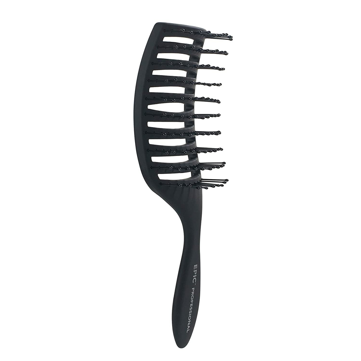Epic Pro Quick Dry Hair Brush Black 2-Pack - Fast Drying & Comfortable Grip