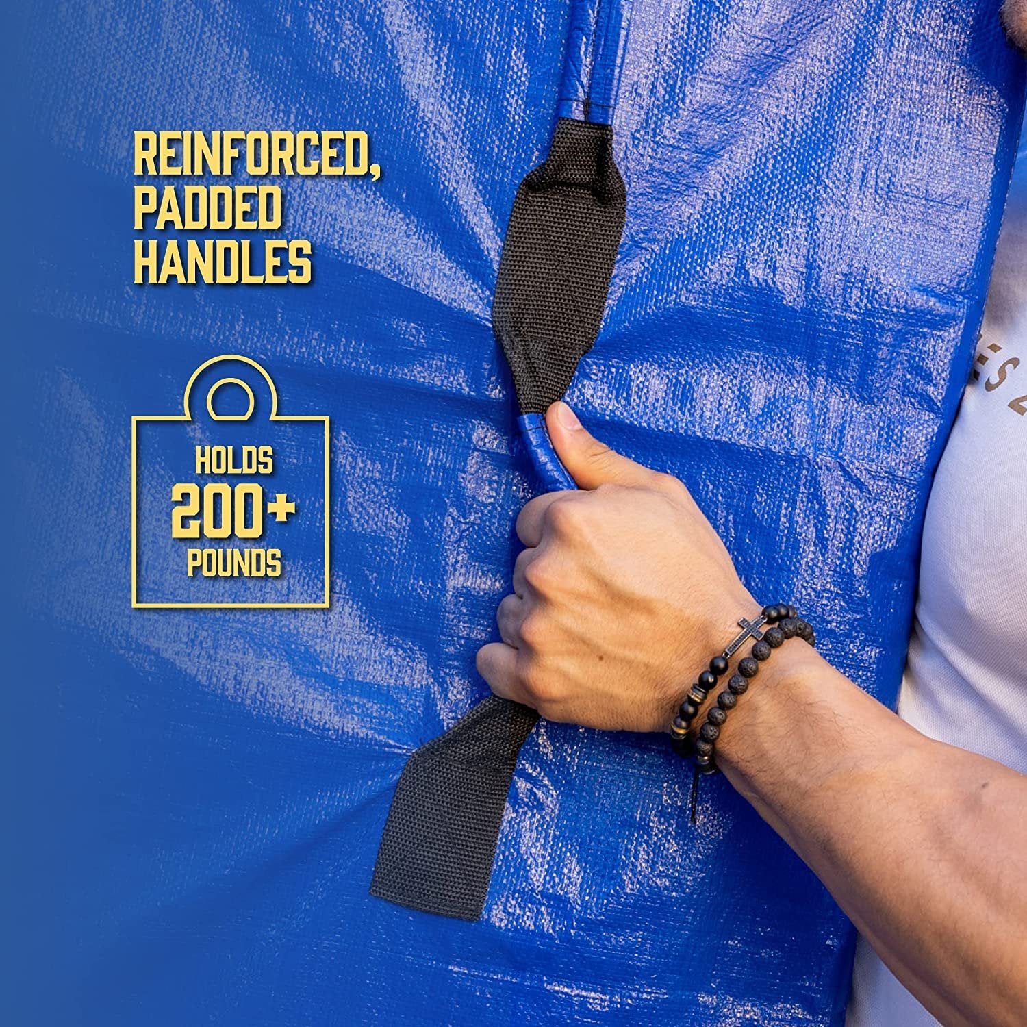 Mattress Bags for Moving with 8 Handles - Full Size - Extra-Thick Mattress Bag for Moving - Reusable Mattress Storage Bag - Mattress Cover for Moving with Zipper, Moving Mattress Bag Protector