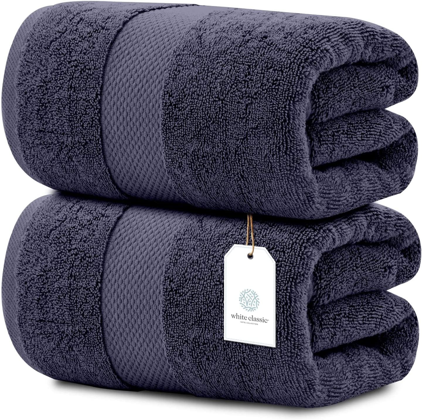 Extra Large Luxury Bath Sheet Towels 35x70 Green | Highly Absorbent Hotel Spa Collection | Free Ship