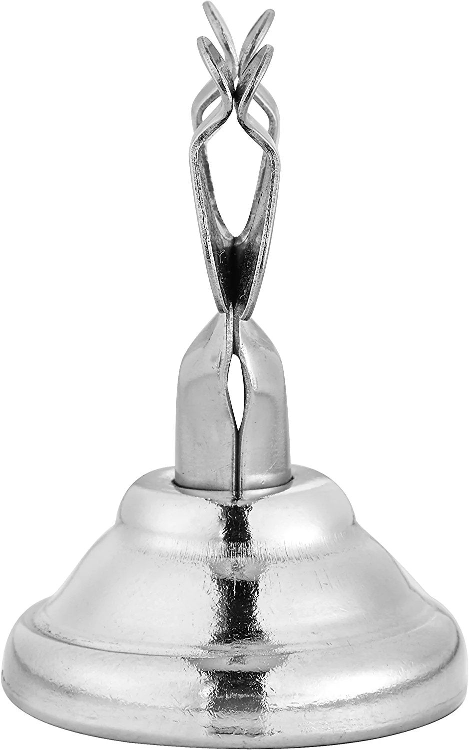 Alpine Industries Place Card Holder - Harp Style Table Name Place Card Holder- Tabletop Number, Photo, and Menu Stand - Great for Restaurants, Weddings Banquets - Silver (Pack of 12)
