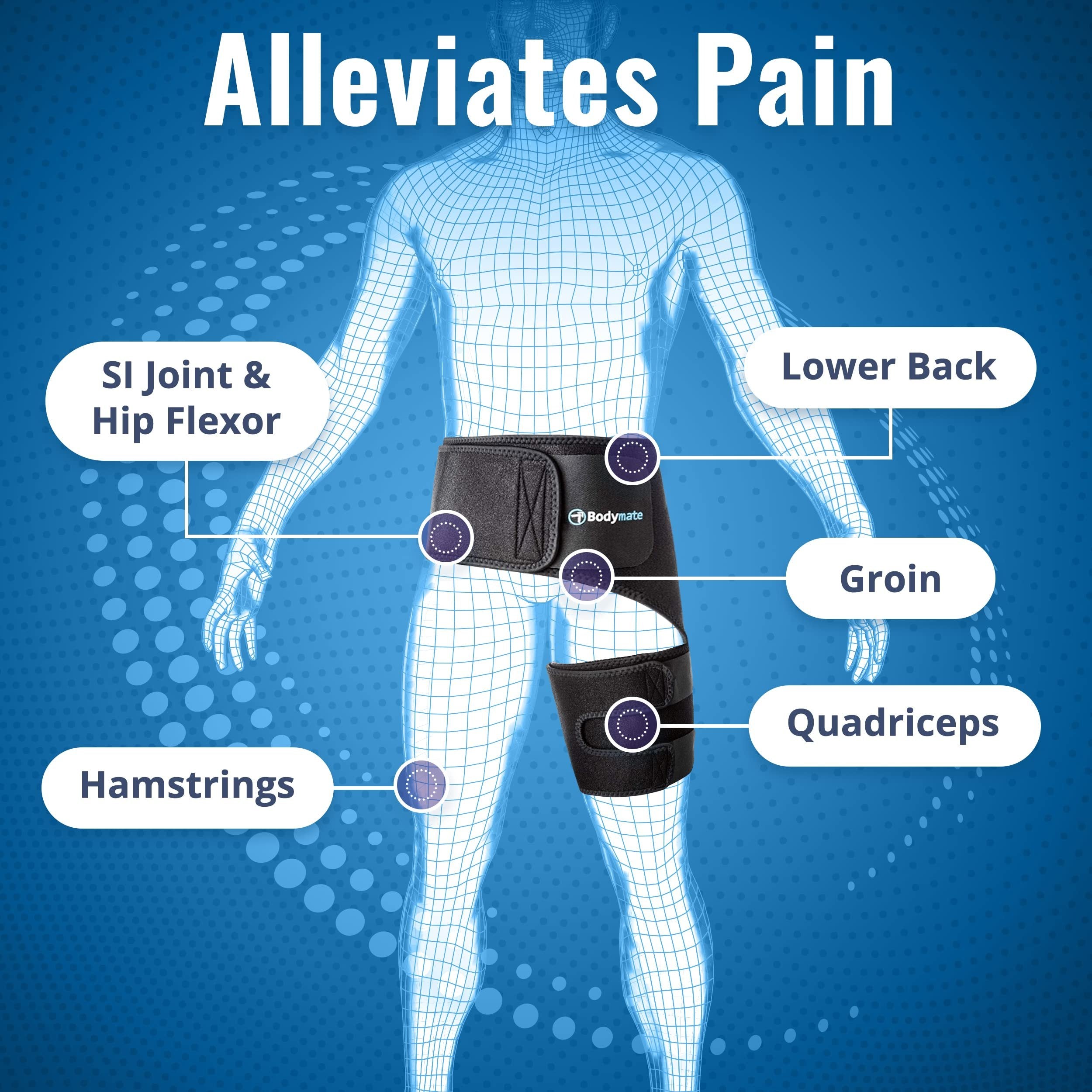 Hip Brace Hamstring Compression Sleeve – Sciatica Pain Relief Brace
