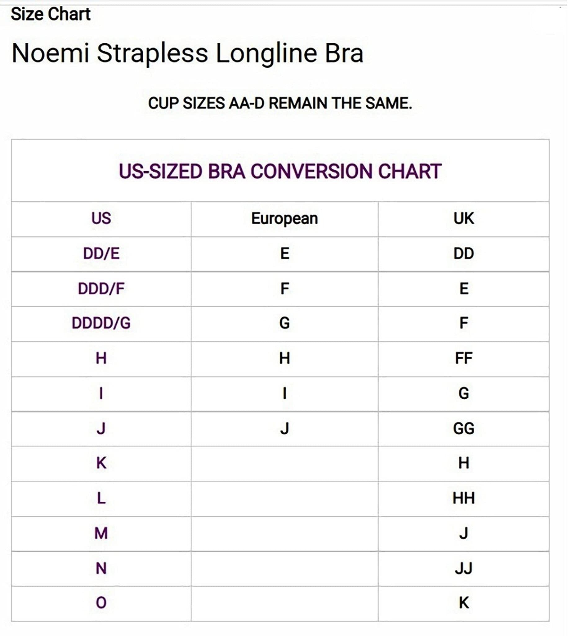 Dominique Women's Noemi Strapless Backless Bra Ivory 44D - Free Shipping & Returns