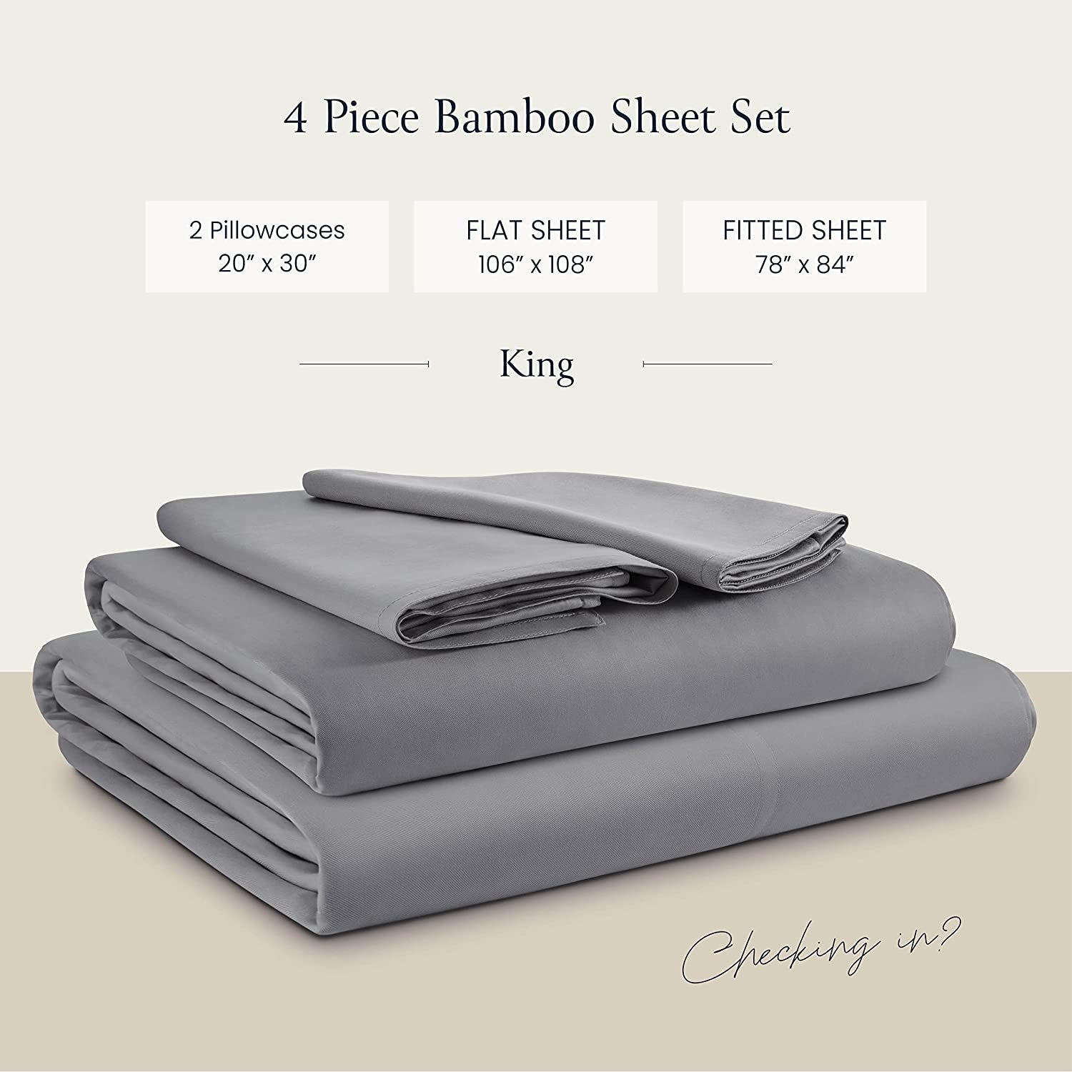 Organic Viscose Bamboo Sheets Twin - Silky Luxury Bed Sheets Cooling Sheets Set - Soft Satin Bed Sheet Set - 16 Inch Deep Pocket - Hotel Sheets Bedding Set Flat Sheet + Fitted Sheet + Pillowcase