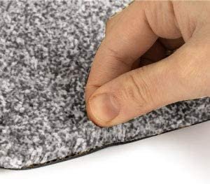 Kaluns Door Mat, Front Doormat, Super Absorbent Mud Mats, Doormats for Entrance Way, Entry Rug, Non Slip PVC Waterproof Backing, Shoe Mat for Entryway, Machine Washable (18x28 Gray)