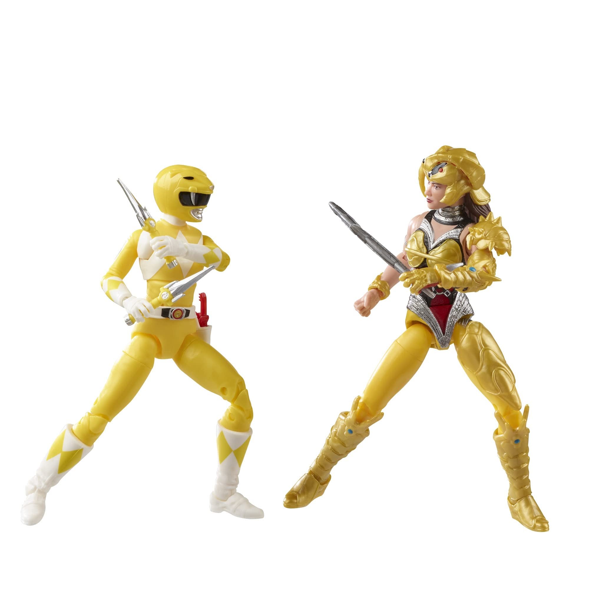 Power Rangers 6-Inch Yellow Ranger Aisha vs. Scorpina 2-Pack Multicolor Collectible Action Figure