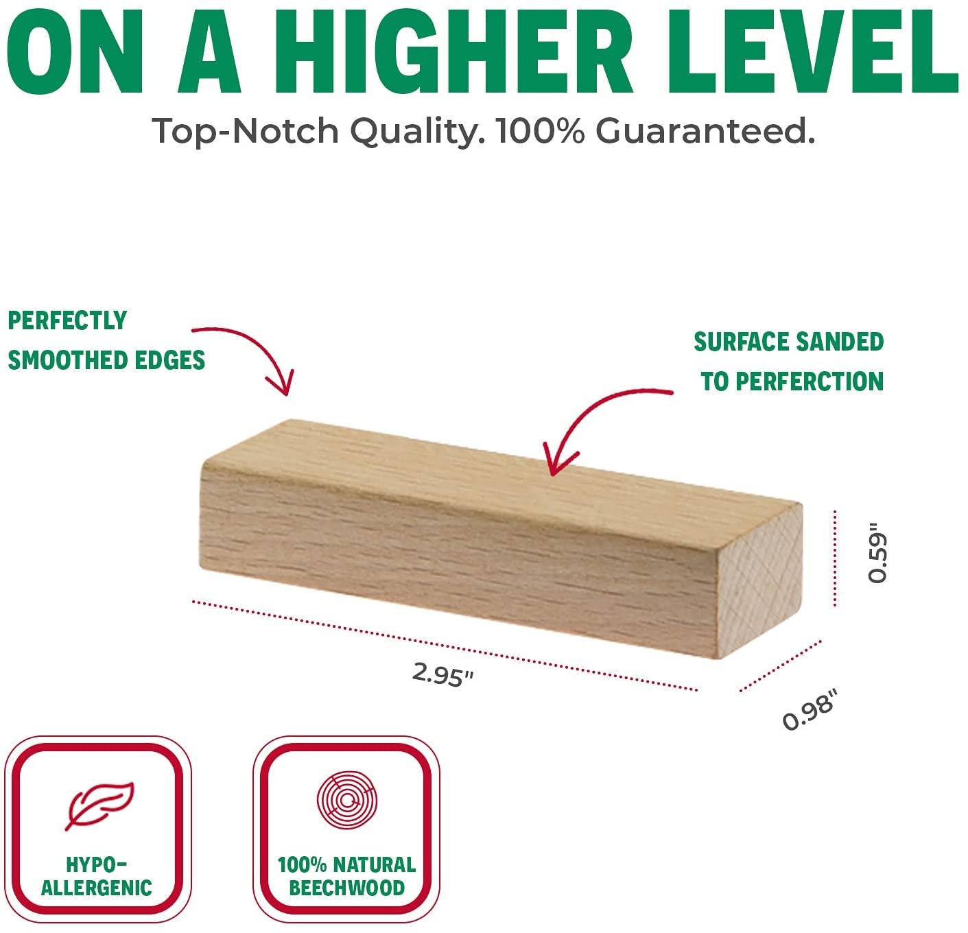CoolToys Timber Tower Wood Block Stacking Game - Original - 48 Pieces - 1 Pack Size - Free Shipping & Returns