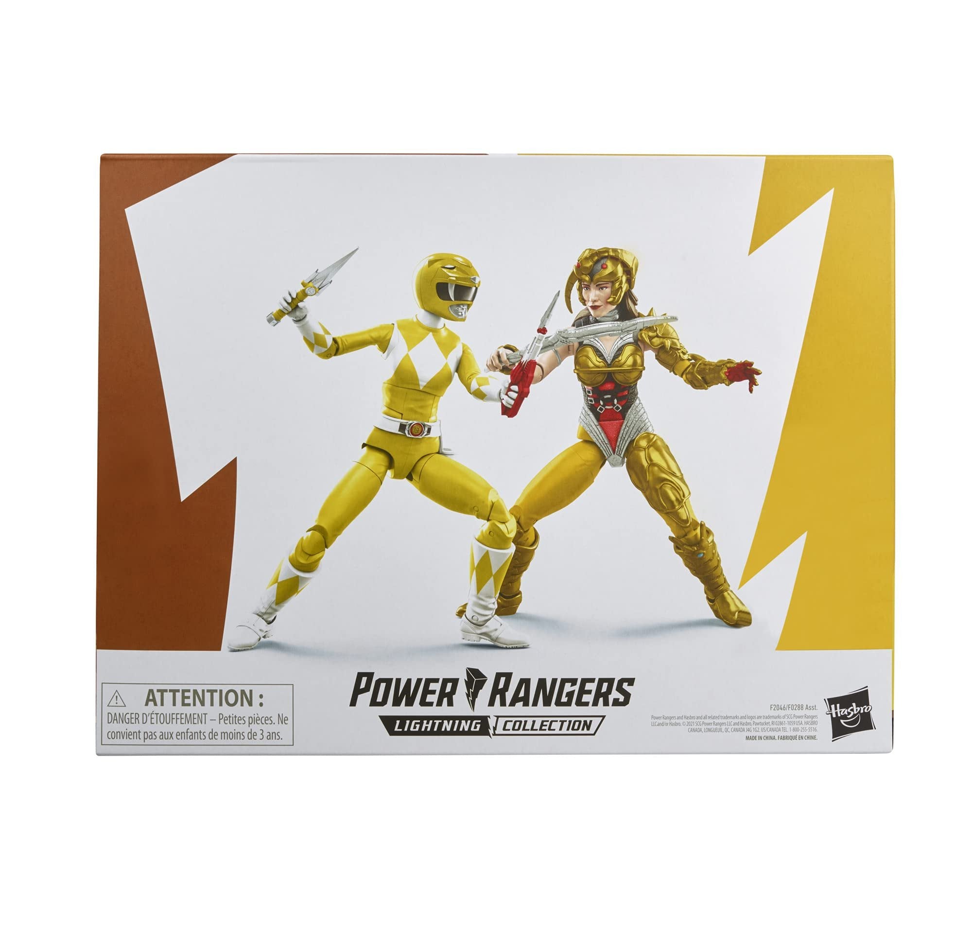 Power Rangers 6-Inch Yellow Ranger Aisha vs. Scorpina 2-Pack Multicolor Collectible Action Figure