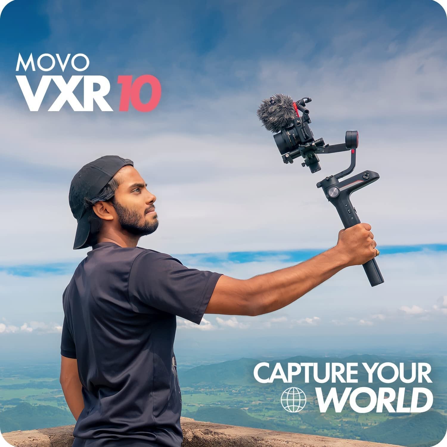 Movo VXR10 Universal Video Microphone with Shock Mount, Deadcat Windscreen, Case for iPhone, Android Smartphones, Canon EOS, Nikon DSLR Cameras and Camcorders - Perfect Camera Microphone, Shotgun Mic
