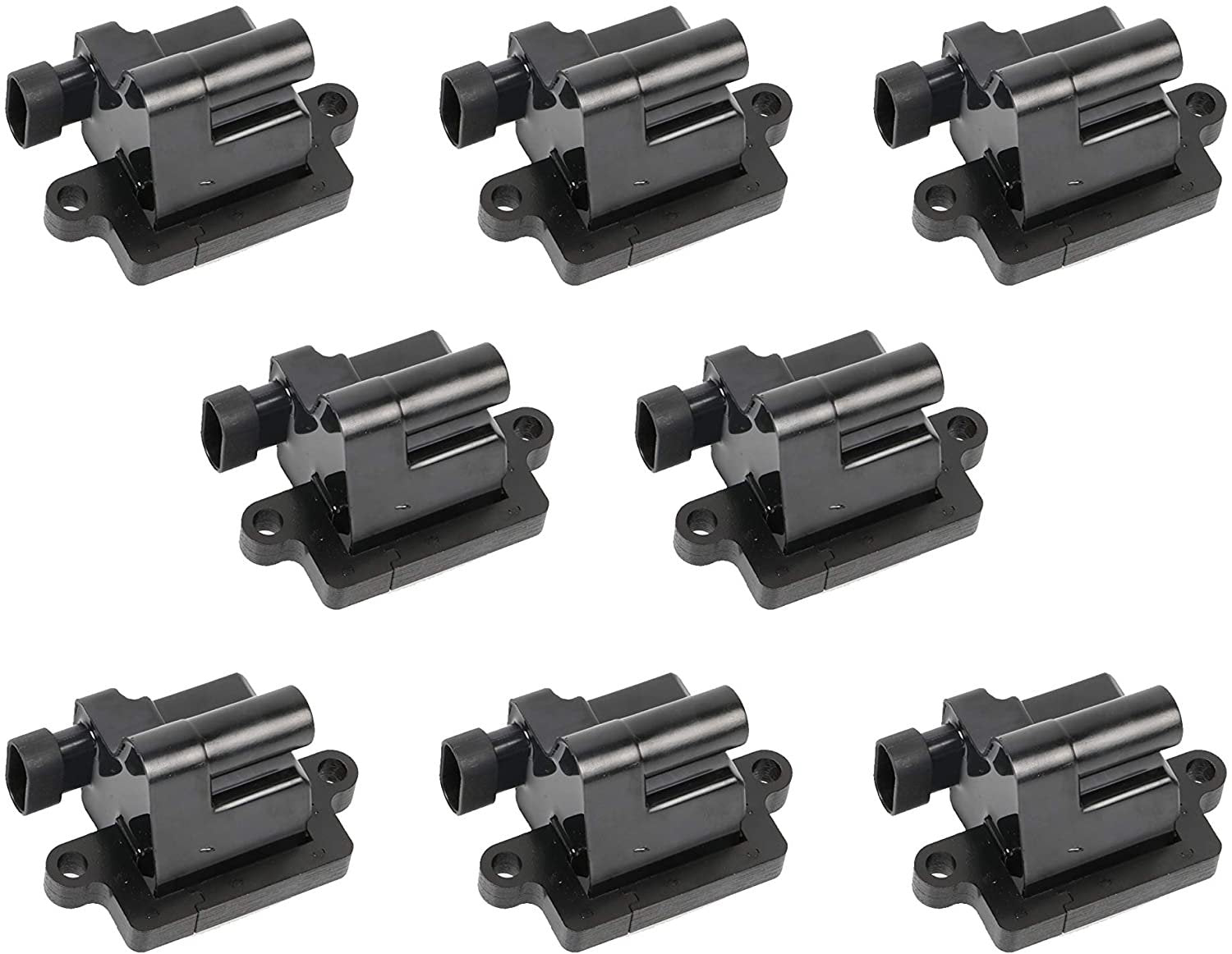 Set of 8 Ignition Coils for Cadillac/Chevy/GMC - Replace OE #12558693 - Compatible with Escalade, Silverado, Tahoe, Yukon - Free Shipping