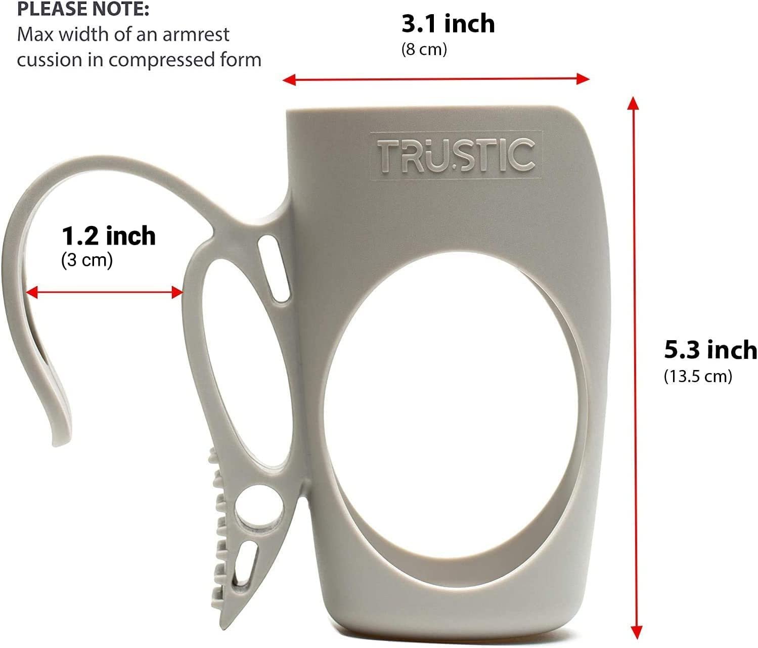 Trustic - Child Cup Holder for Convertible Car Seats - Compatible with The Majority of Car Seat Models