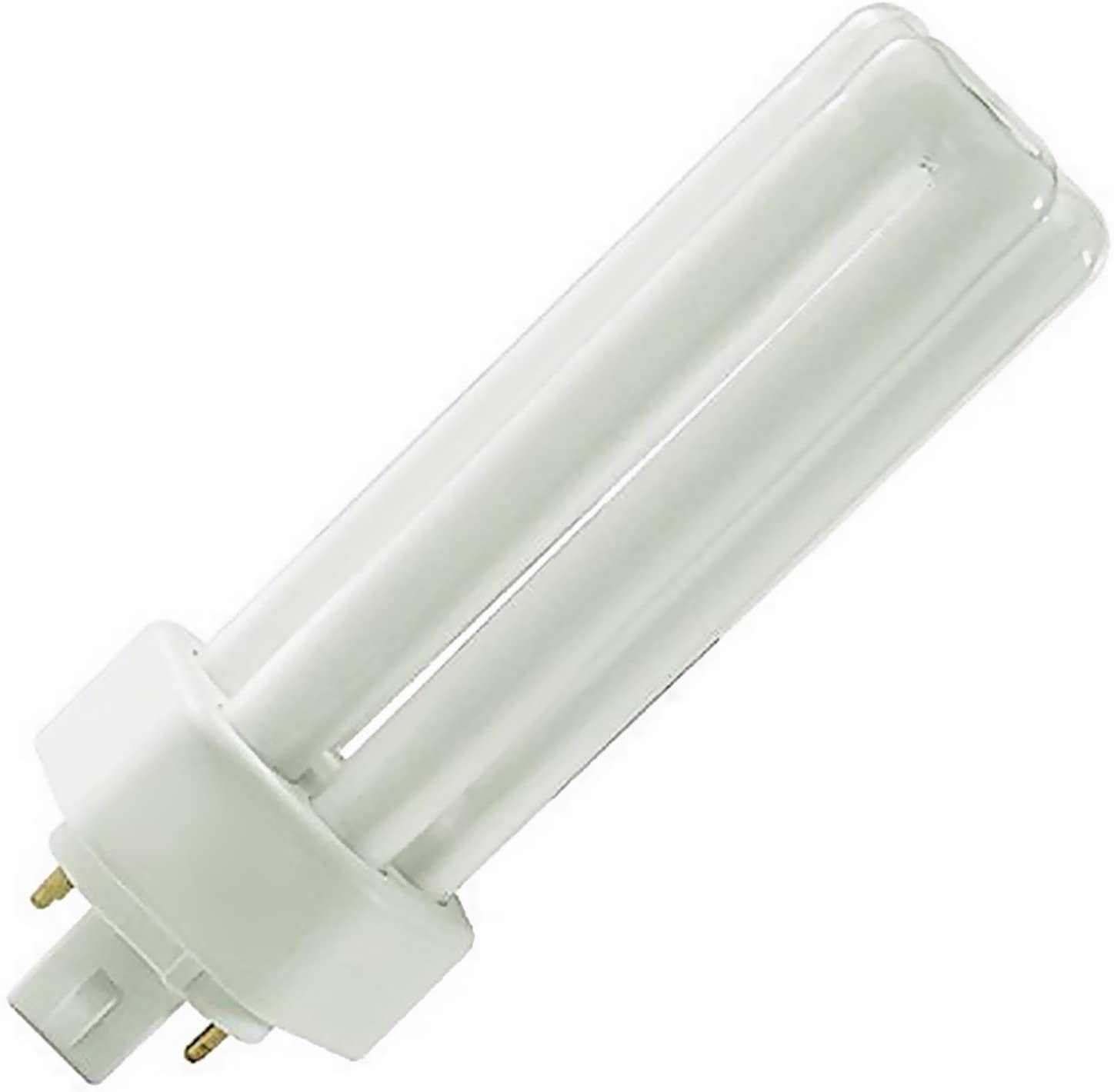 (6 Pack) PLT-26W 827, 4 Pin GX24q-3, 26 Watt Triple Tube, Compact Fluorescent Light Bulb