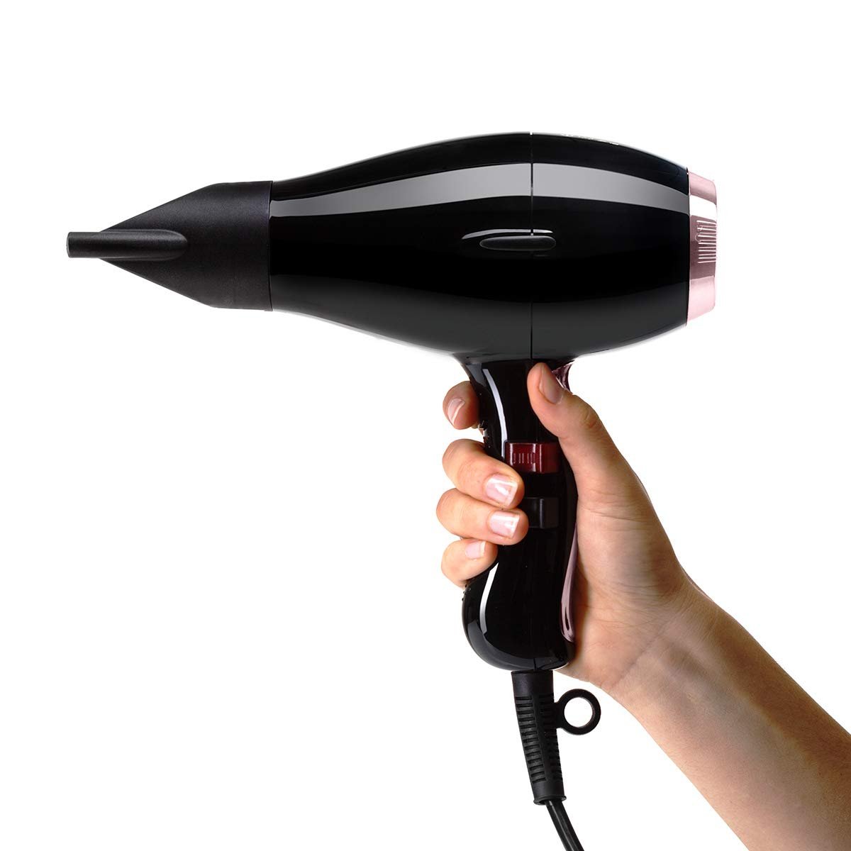 Elchim 3900 Healthy Ionic Hair Dryer: Professional Ceramic and Ionic Blow Dryer - 2 Concentrators Included, Fast Drying, Quiet, and Lightweight