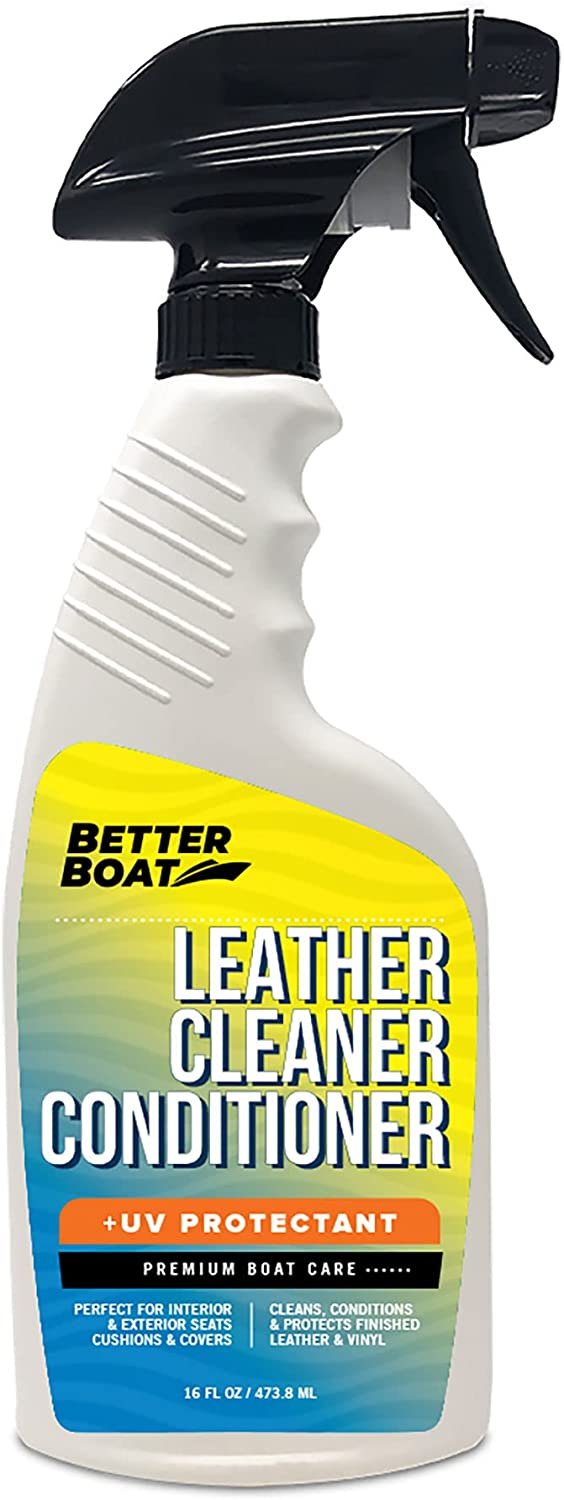 Marine Grade Boat Cleaner Products Leather Conditioner and Boat Vinyl Cleaner for Boat Seats Cleaner and Protectant UV Protection Leather Cleaner Boat Accessories Upholstery Interior Car & Spa Cover