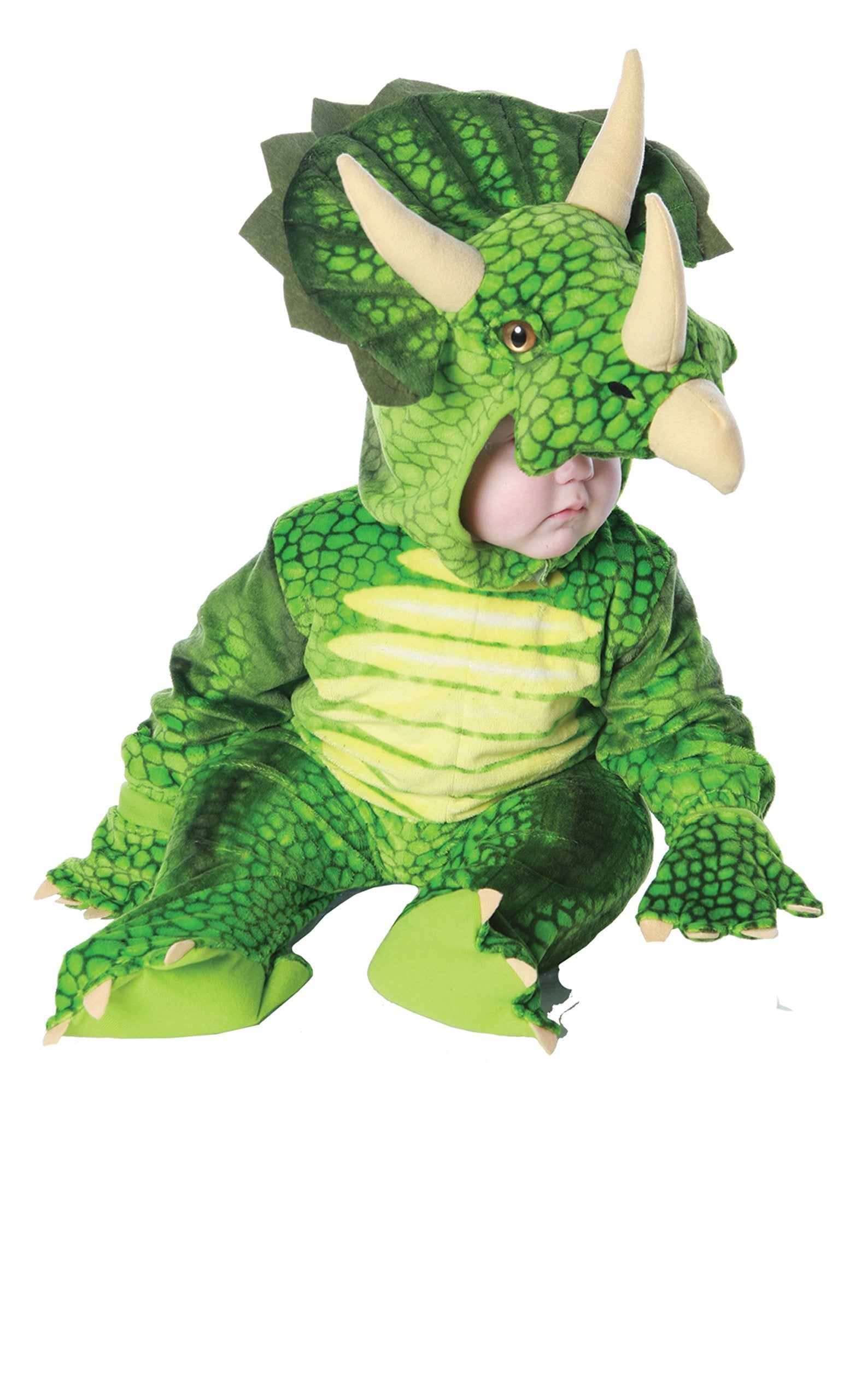 UNDERWRAPS baby boys Underwraps Toddler Triceratops Dinosaur Costume, Large Costume, Green, Large US