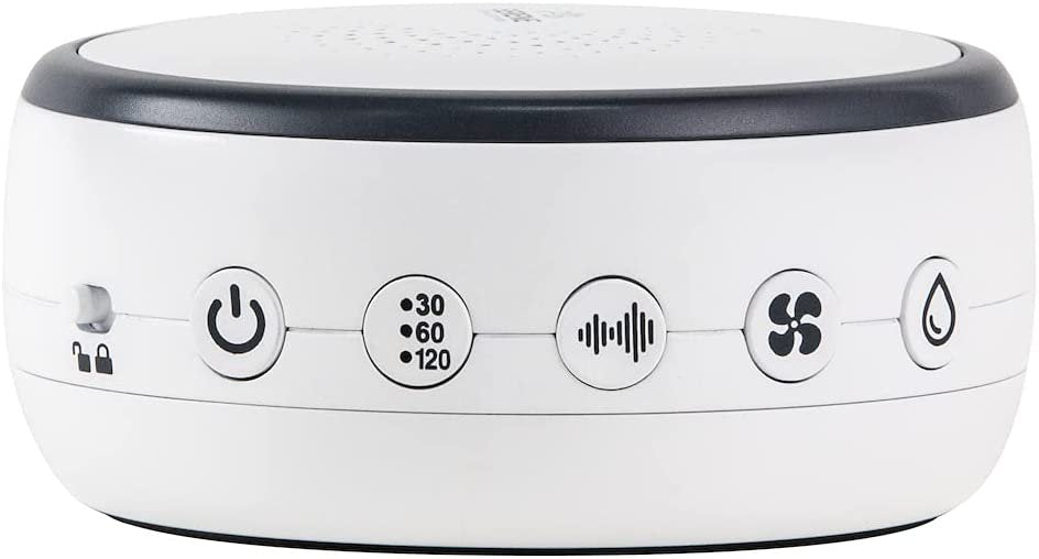 Serene Evolution White Noise Machine 18 Sounds - Adult Size, Battery Operated for Sleeping & Travel