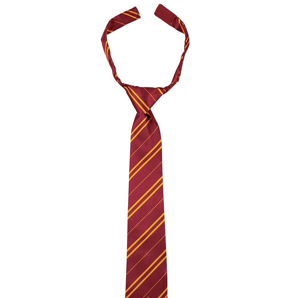 Official Hogwarts Kids Costume Tie - Brown & Gold - Child Size - Free Ship & Returns
