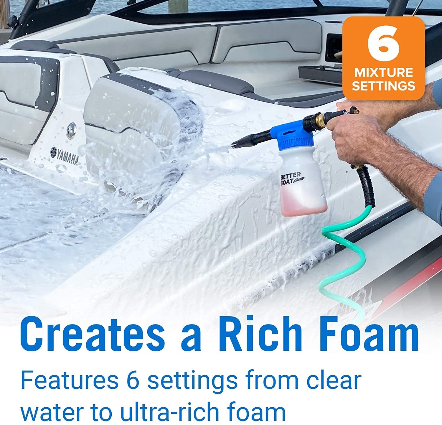 Foam Cannon Soap Gun for Car & Boat Cleaning -  Color - Free Shipping & Returns